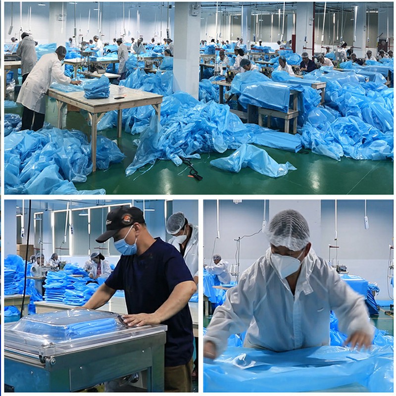 Yiwu Ruoxuan Garment Fabrica 750K Suits Protectores EM Menos de um mês.